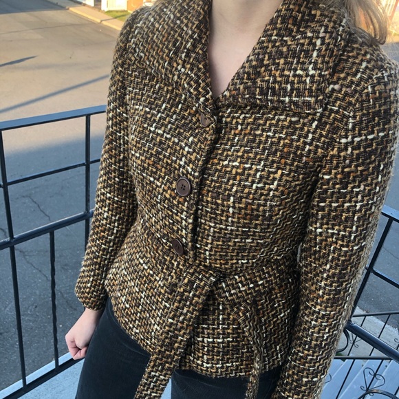 VINTAGE Fall Textured Jacket Fashion 🔥💯 Petites - Picture 9 of 10